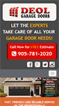 Mobile Screenshot of deolgaragedoors.com